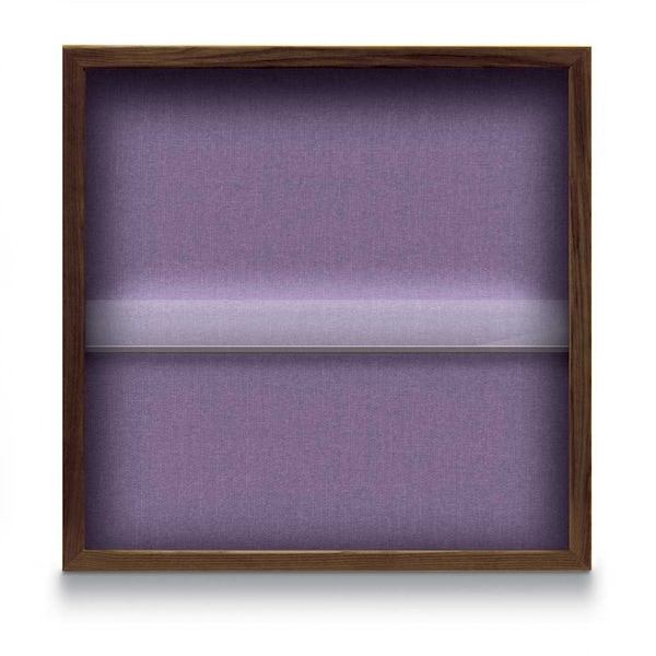 Outdoor Enclosed Combo Board, 48"x36", Bronze Frame/Black Porc & Cork